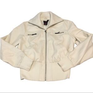 Women’s white jacket Neu look collared white jacket 0052